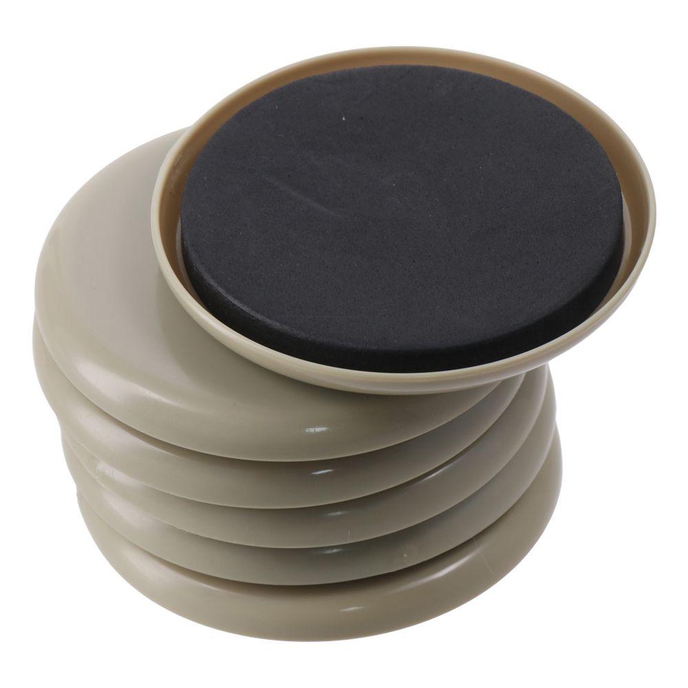Chair Legs Anti-abrasion Furniture Sliders Heavy Duty 3.5inch-7inch Floors Protectors Round Furniture Moving Slider