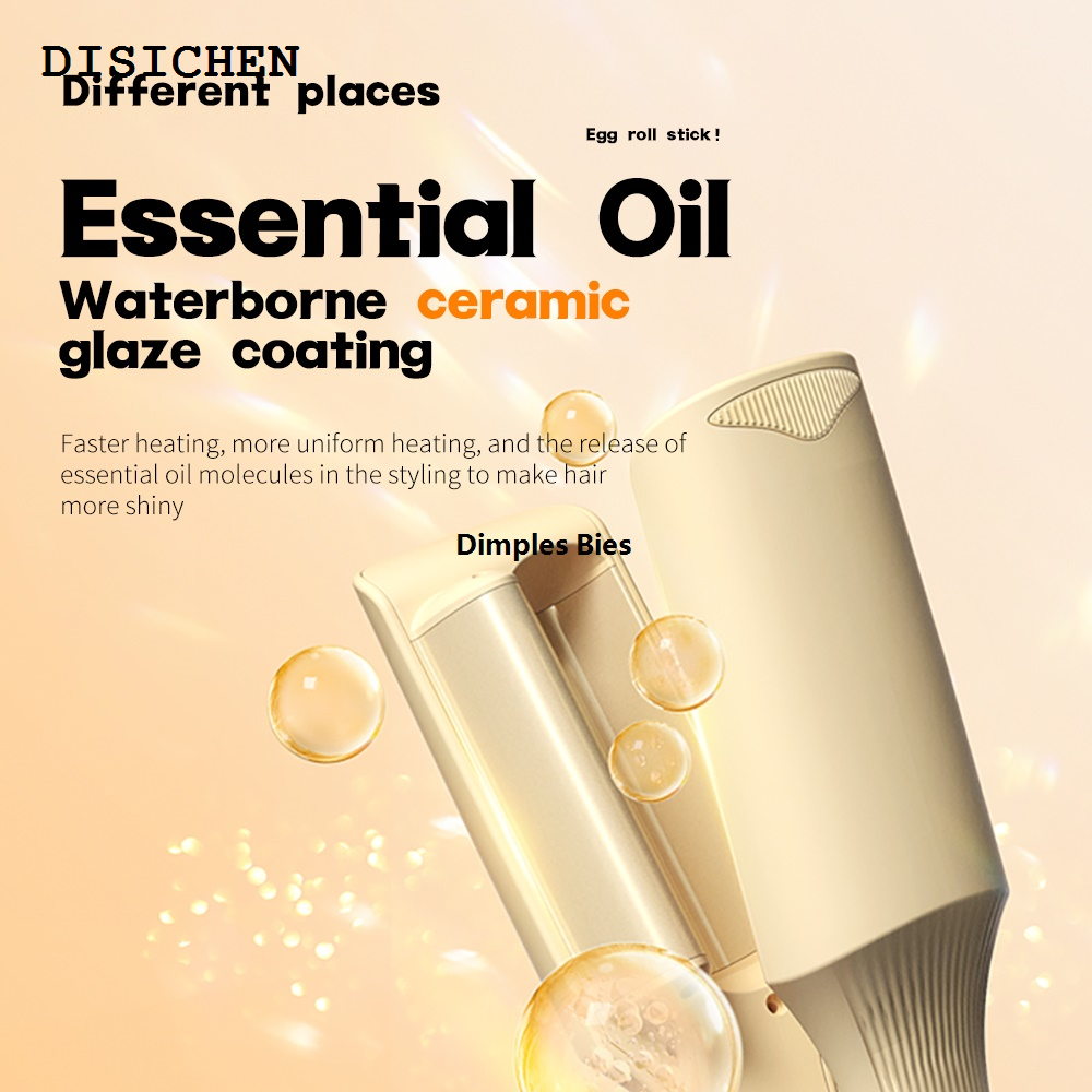 DISICHEN New style Volumizing Rapid, Wave, Corrugated, French Professional Curls, 32mm Curlers, Egg Curlers, Styling Heated Styling Tools