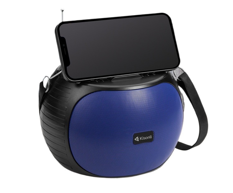 Kisonli SC-22 Solar Power Or USB Rechargeable Bluetooth Speaker FM / Bluetooth / USB / SD card