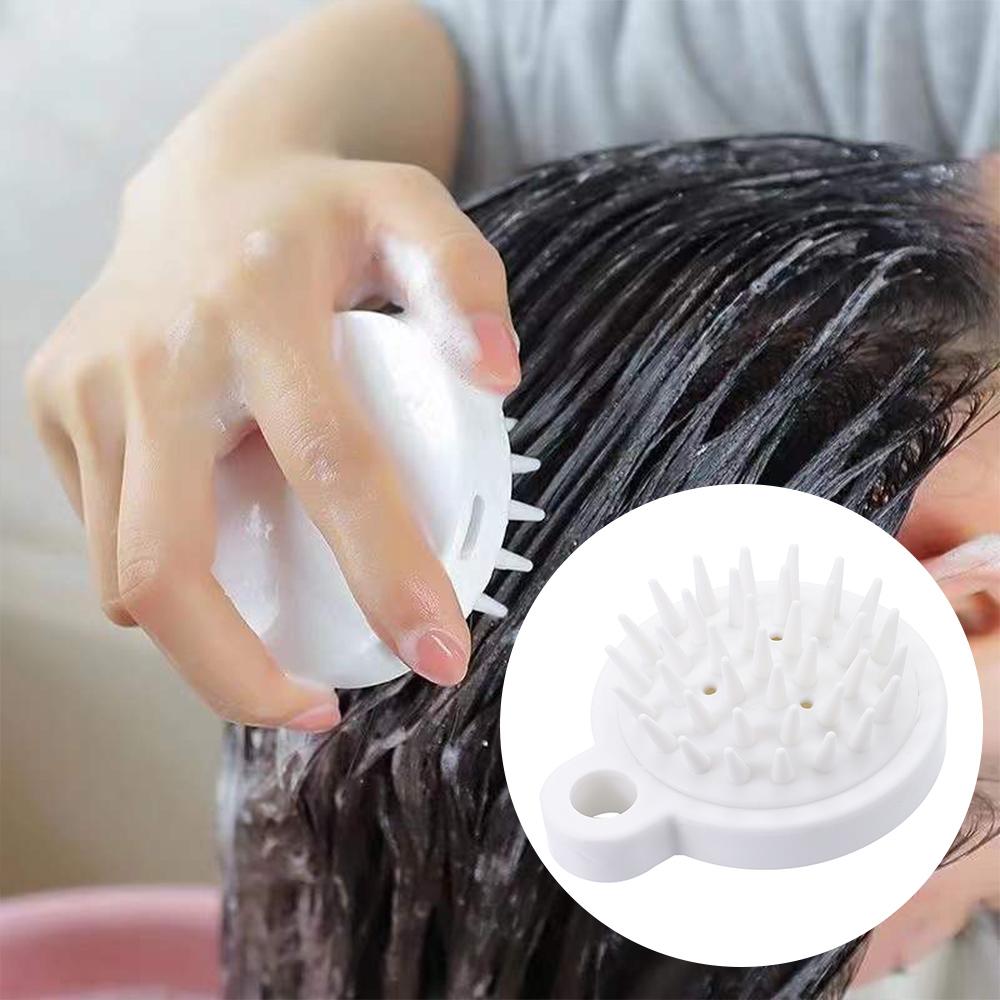 Bath SPA Scalp Head Shower Massage Silicone Shampoo Brush Hair Washing Comb Care Tool