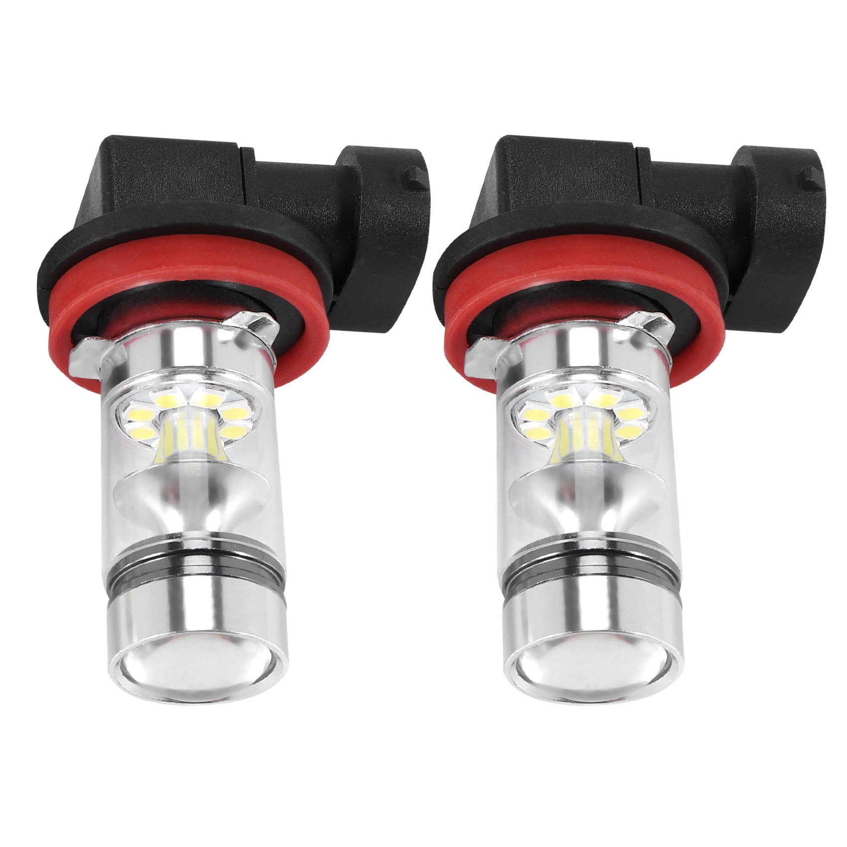 OYPFXMI 2X H8 H11 H16 6000K White 100W High Power LED Fog Light Driving Bulb DRL