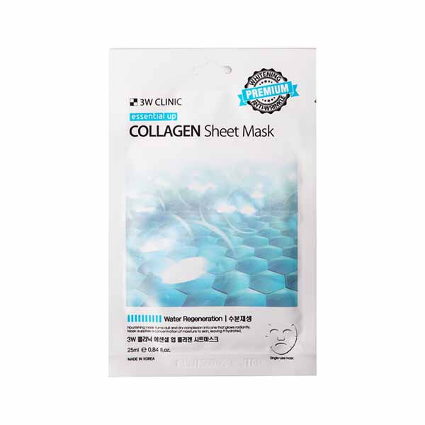 3W Clinic Collagen Sheet Mask 25Ml