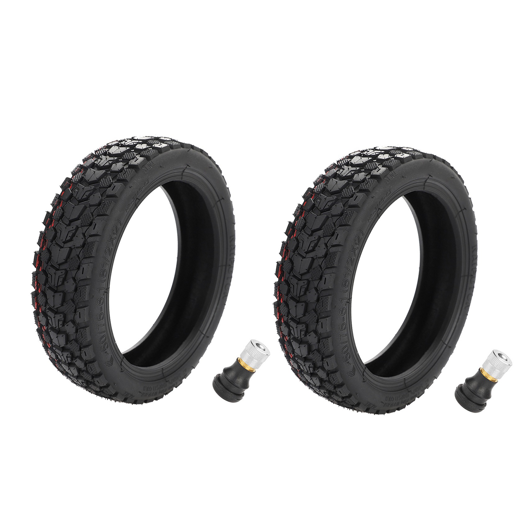 JINMY 2X Electric Scooter Tire 8 1/2X2 Off Road Tubeless 50/75-6.1 Tyre Wheel for M365 DIY Accessories
