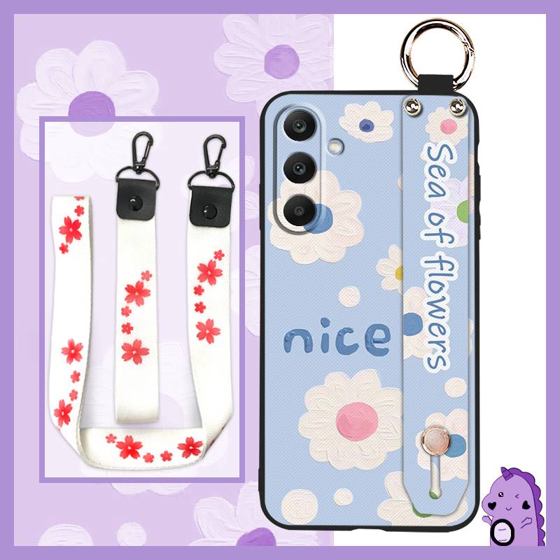 Anti-dust Flower Phone Case For Samsung Galaxy M56 5G/SM-M566B Back Cover Soft case Protective Phone Holder Oil Painting