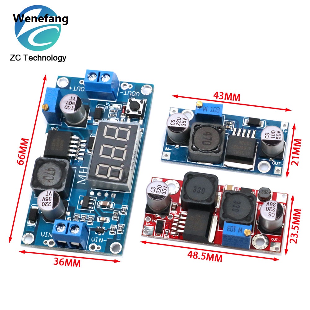 Wenefang Boost Buck DC-DC Adjustable Step Up Converter XL6009 Profesional Power Supply Module 20W 5-32V to 1.2-35V