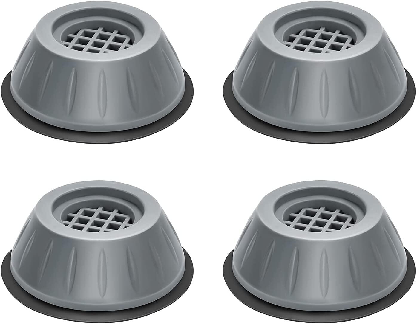 National Shock and Noise Cancelling Washing Machine Support, Noise Reducing and Anti Slip Anti Vibration Rubber Pads Multicolor