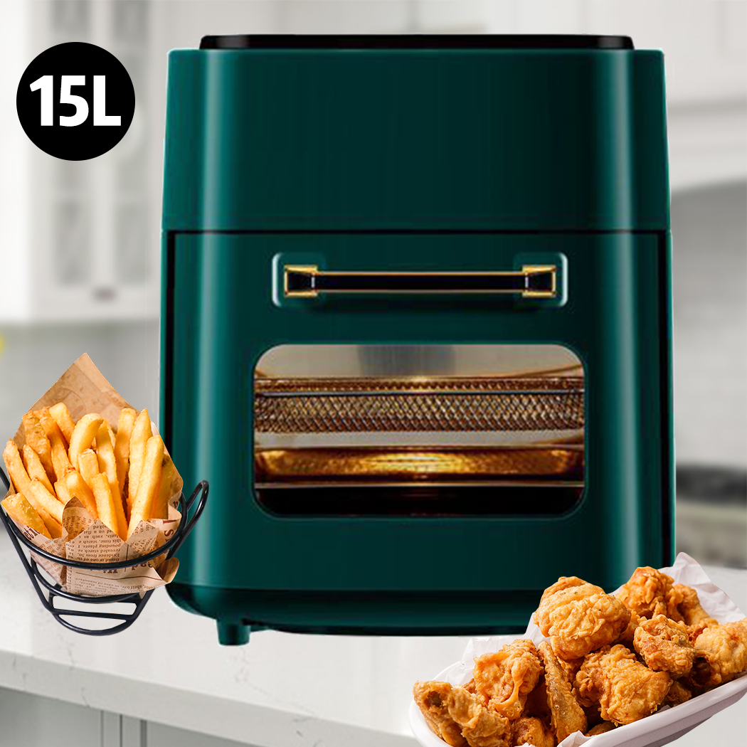 15L - Multicolor Air Fryer Oven Multifunction Electric Air Fryer