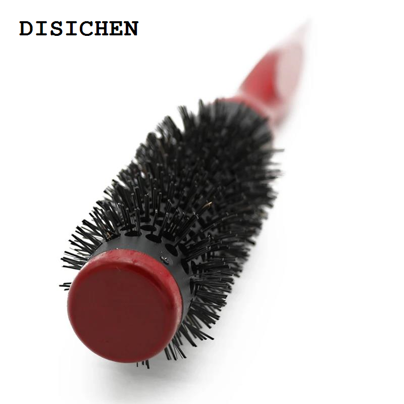DISICHEN Beauty salon styling professional anti-static curly comb wild boar bristle curl brush comb hairdresser curling iron