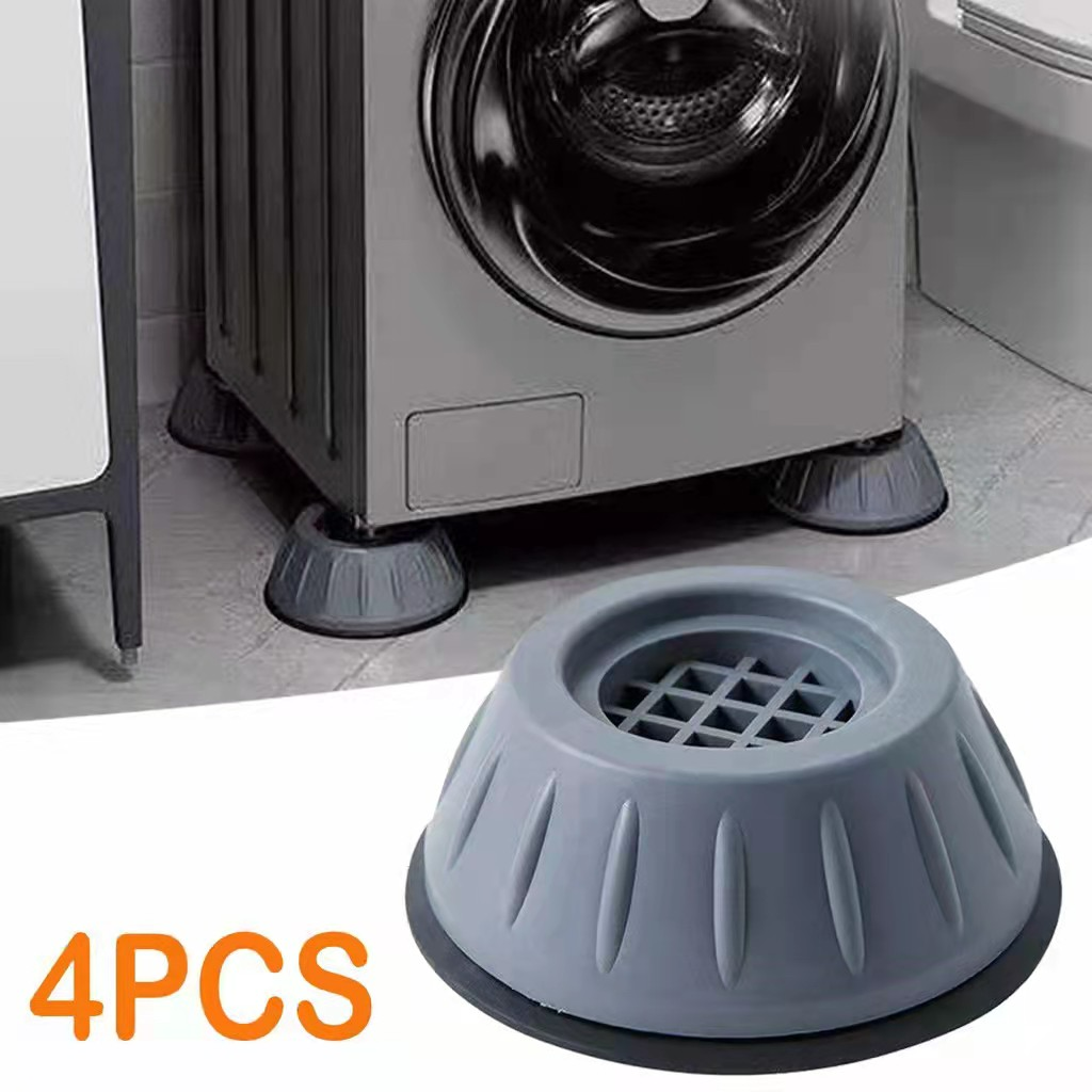 Top Loading Washing Machine Stand - 4pcs Set with Shock Absorbing Feet for Universal Fit