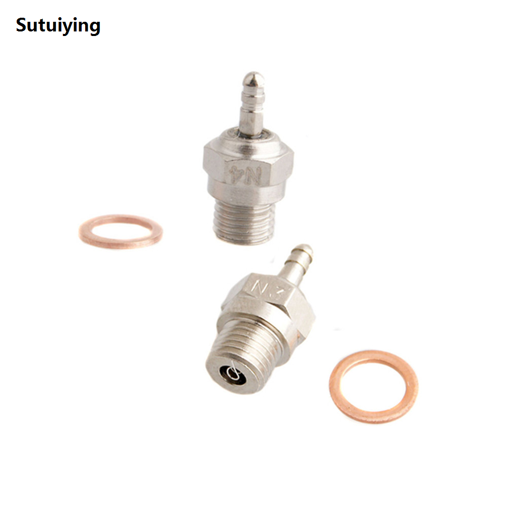 Sutuiying 1 Pcs Universal #8 Glow Plug N3 N4 Spark Profesional Nitro Engine Parts For HSP RC Car Part