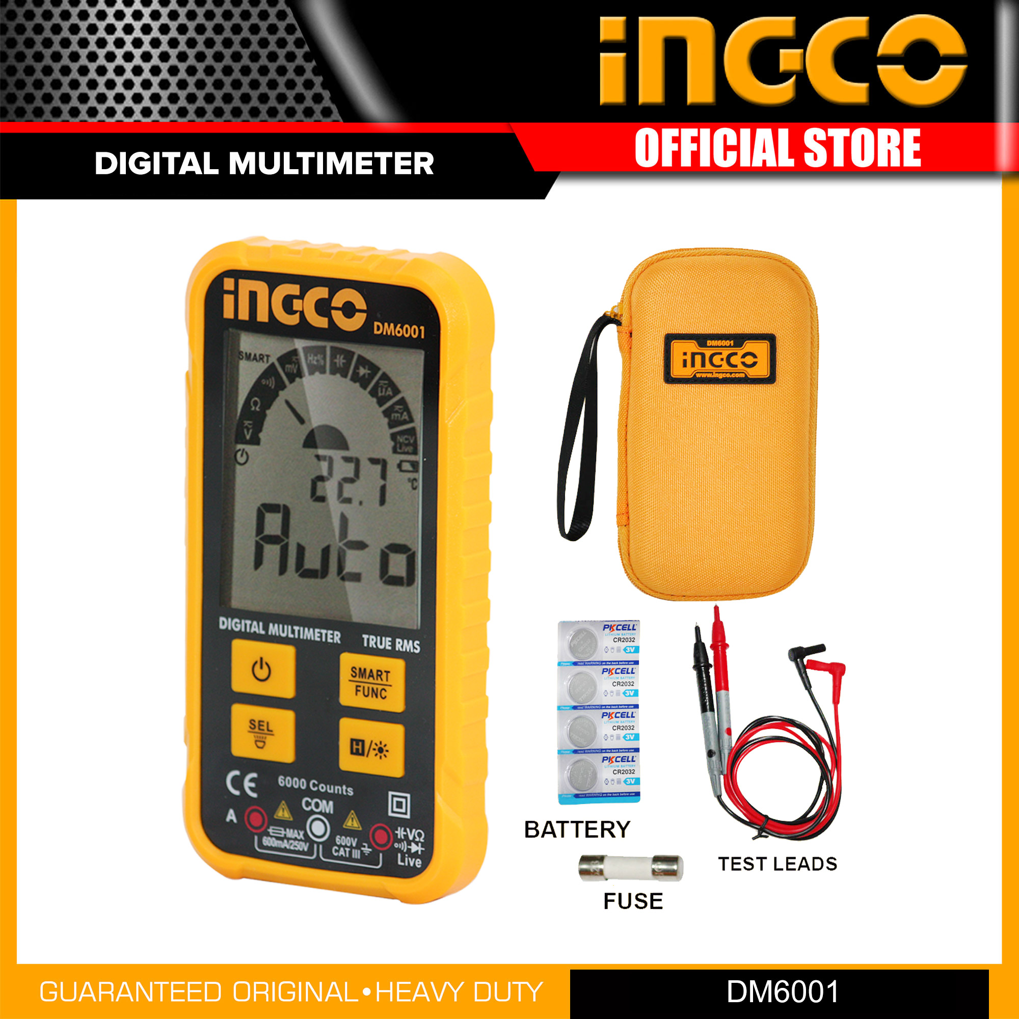 Ingco DM6001 Digital Multimeter Tool