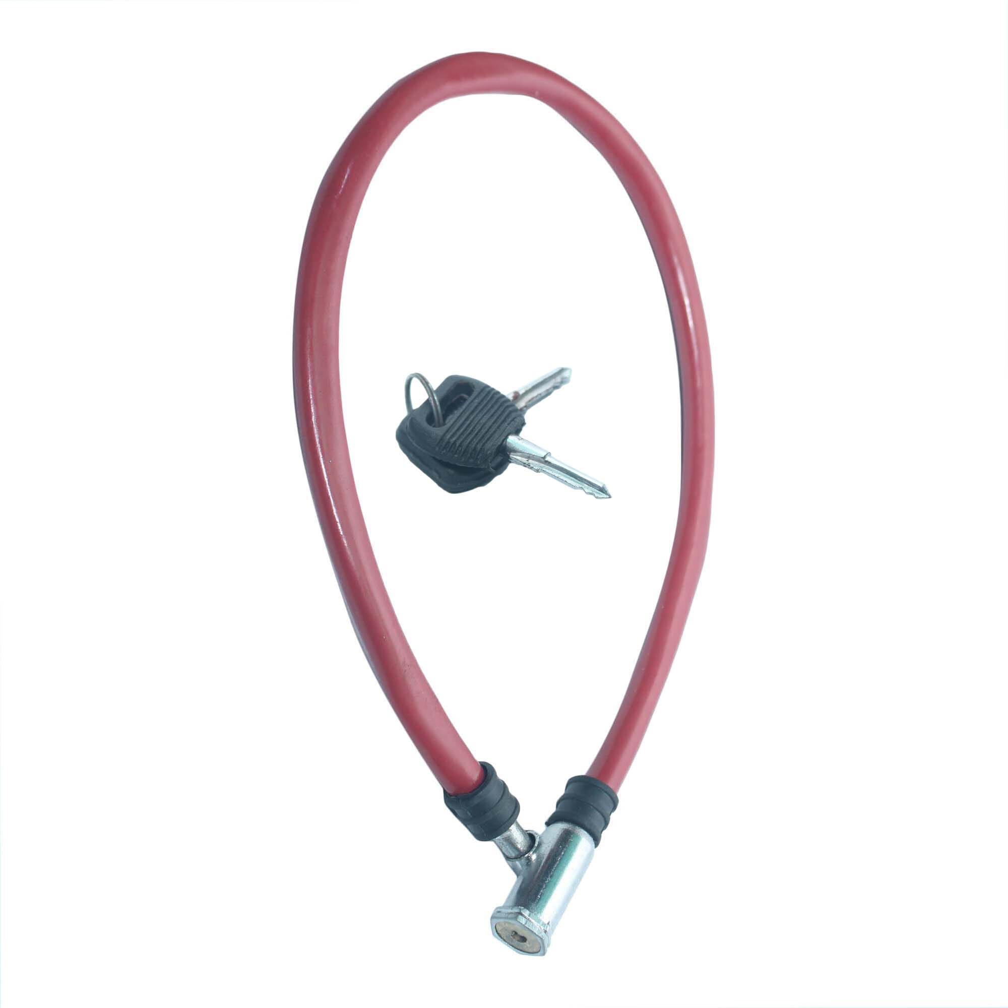 Bicycle Red Wire Lock On Leo Star