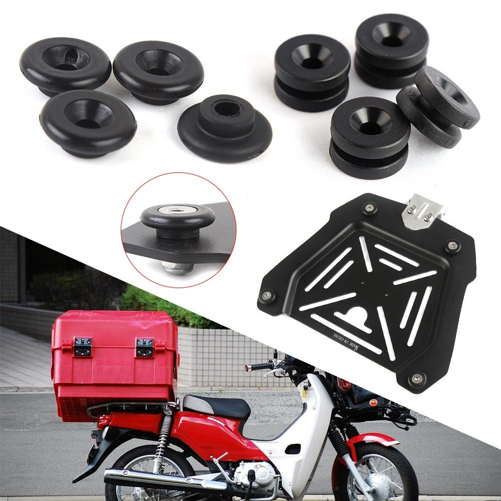 4PCS Universal Motorcycle Tailbox Buckles Aluminum Alloy Rear Luggage Bushing Quick Release Spacers Motorcycle Accessories