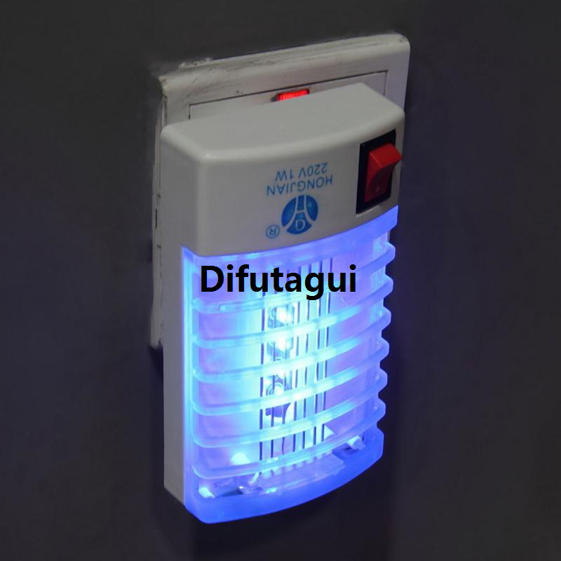 Difutagui 1Pcs Night Sleep Anti Mosquito Repellent Mosquito Killer Lamp Affordable Bug Zapper Mosquito Trap Fly Insect Killer Random Color