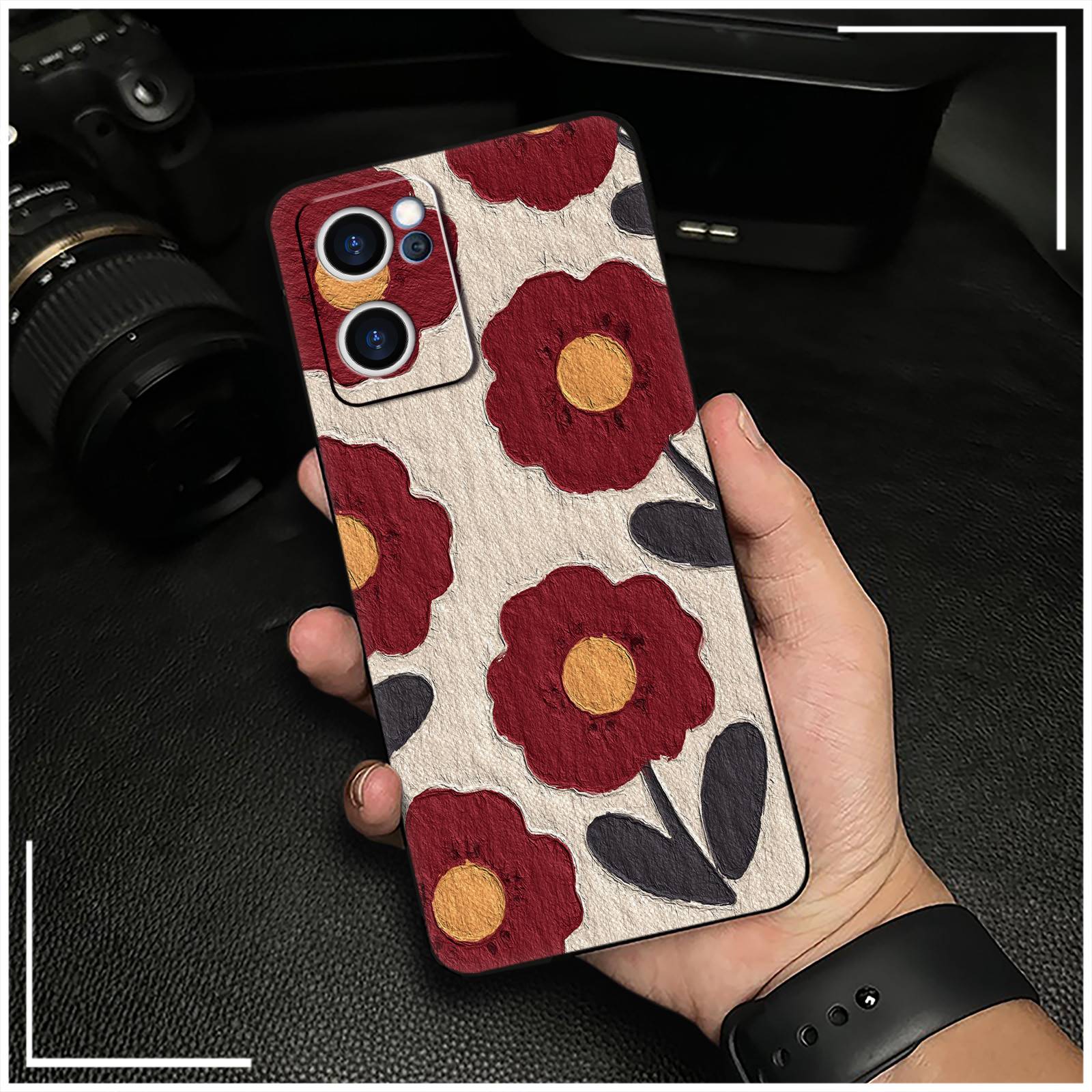 Waterproof Fashion Design Phone Case For OPPO A74 5G/A54 5G Graffiti TPU Mobile Case Back Cover Anti-dust Protective