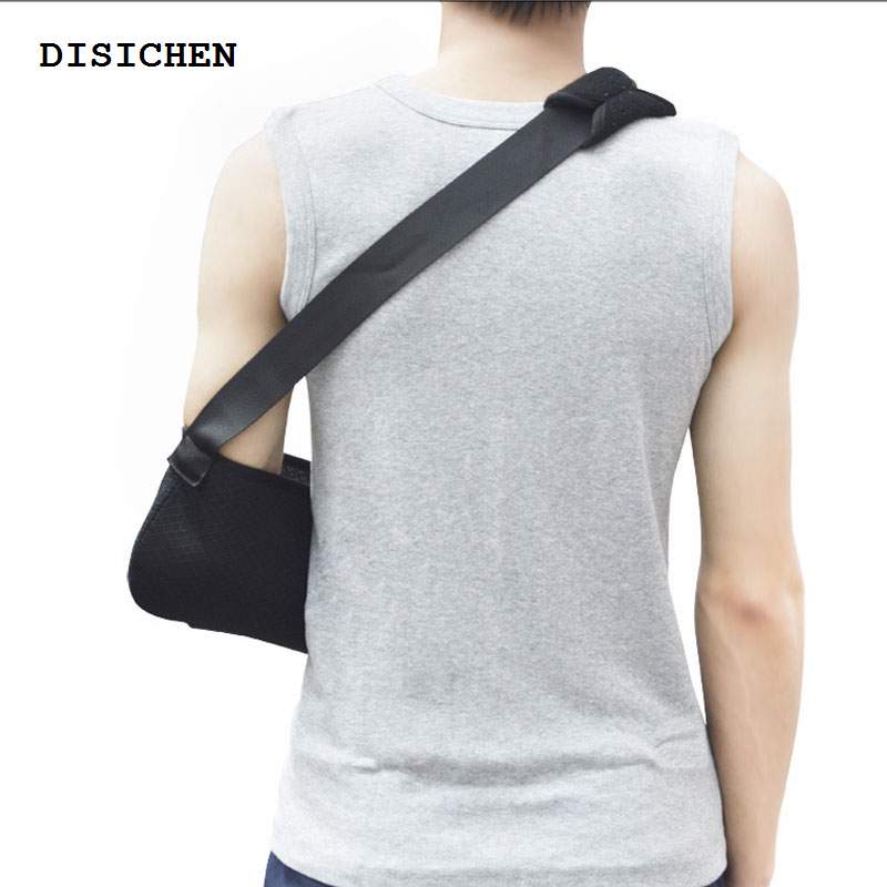 DISICHEN New 1Pc Breathable Arm Sling Adjustable Arm Support Shoulder Immobilizer for Fracture Sprain Wrist Arm Elbow Forearm Fixed Belt Stra