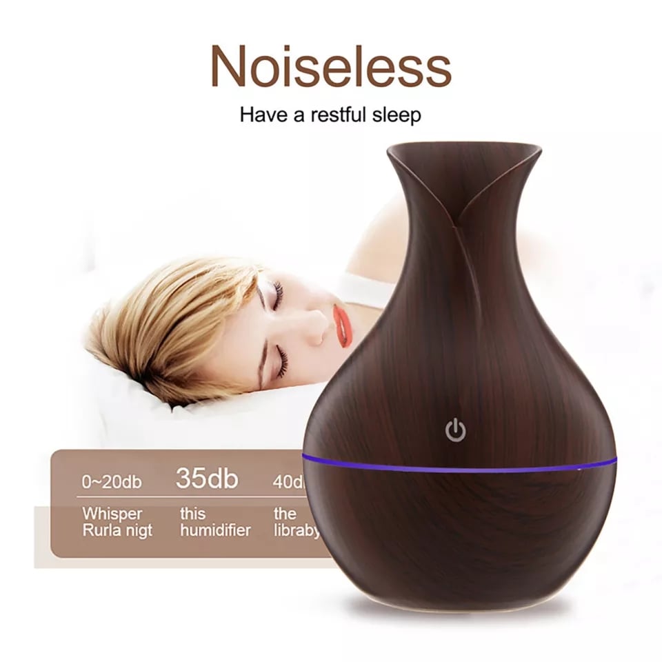 Latest Air Humidifier Ultrasonic Cool Mist Steam Air Purifier Crystal Night Light