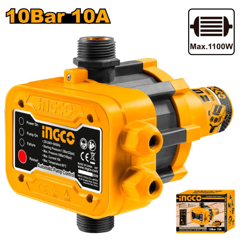 INGCO Automatic Pump Control Maximum Power Allowed: 1100W WAPS001