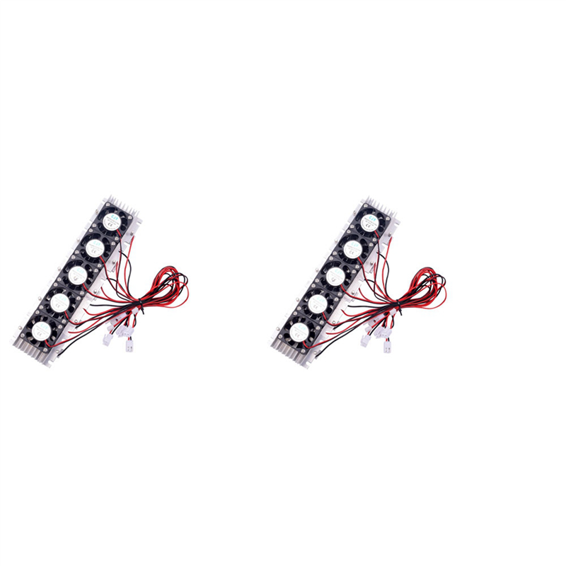 2X 300W Thermoelectric Peltier Refrigeration Cooler DC12V Semiconductor Air Conditioner Cooling System DIY Kit