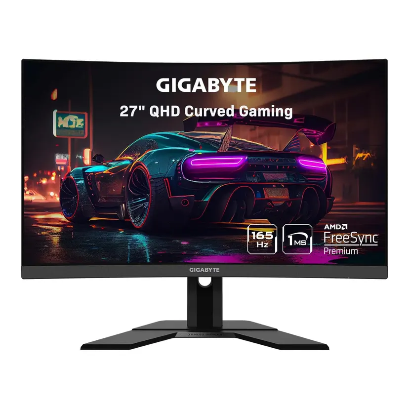 GIGABYTE G27QC A 27INCH 2560 x 1440 Curved Quad HD LED Backlit VA Panel HDR Ready Gaming Monitor
