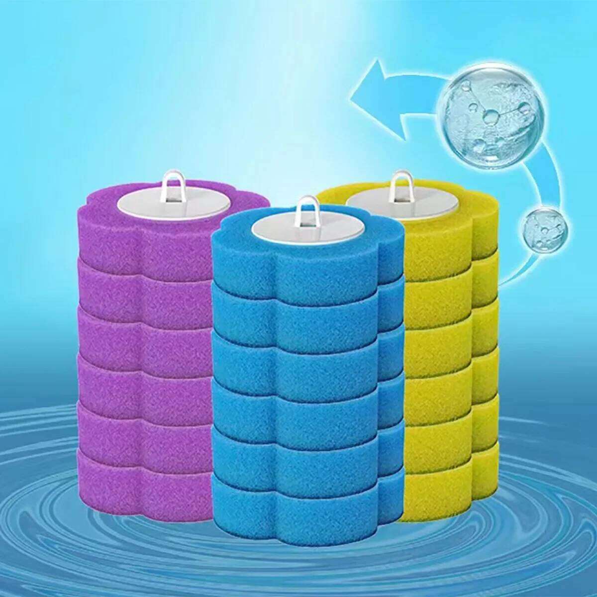 18/36 Pcs Disposable Replacement Head Cleaning Kit Toilet Bowl Brush Long Handle Wc Accessories Tool