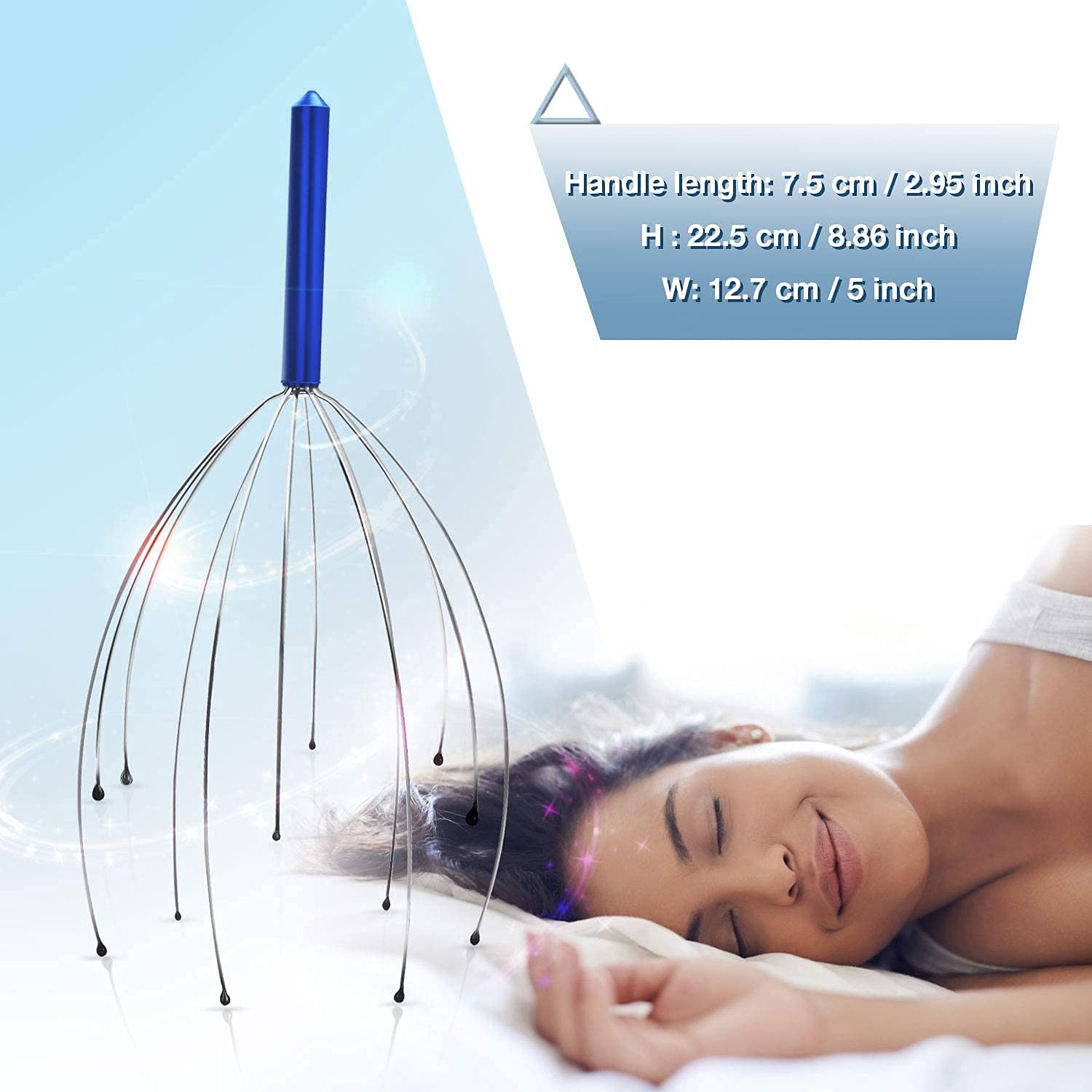 Head Manual Massager For Scalp And Neck Hair Growth Vibration