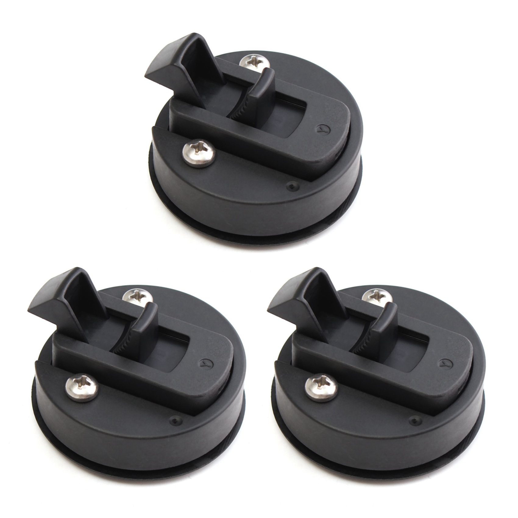 fasdaga 3X Latch Hatch Round Pull Latch 1/2Inch Door Replace M1-63 RV Marine