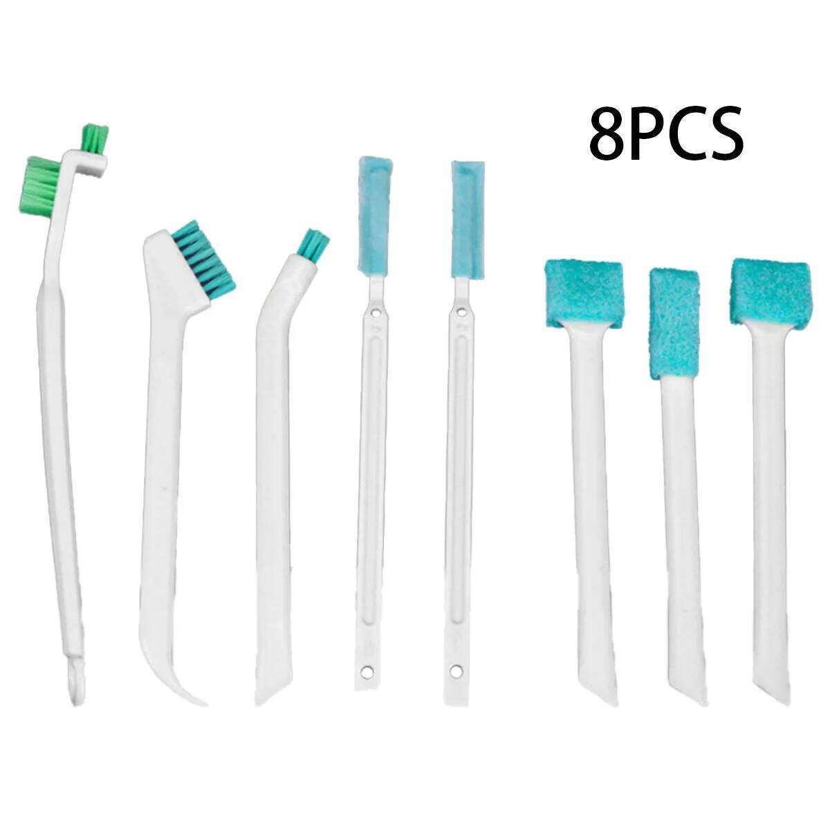 8Pcs cup Small Crevice Brushes for Toilet Corner Tiny Window Door Track Groove Gap Cleaning Scrub Brush Set Strong