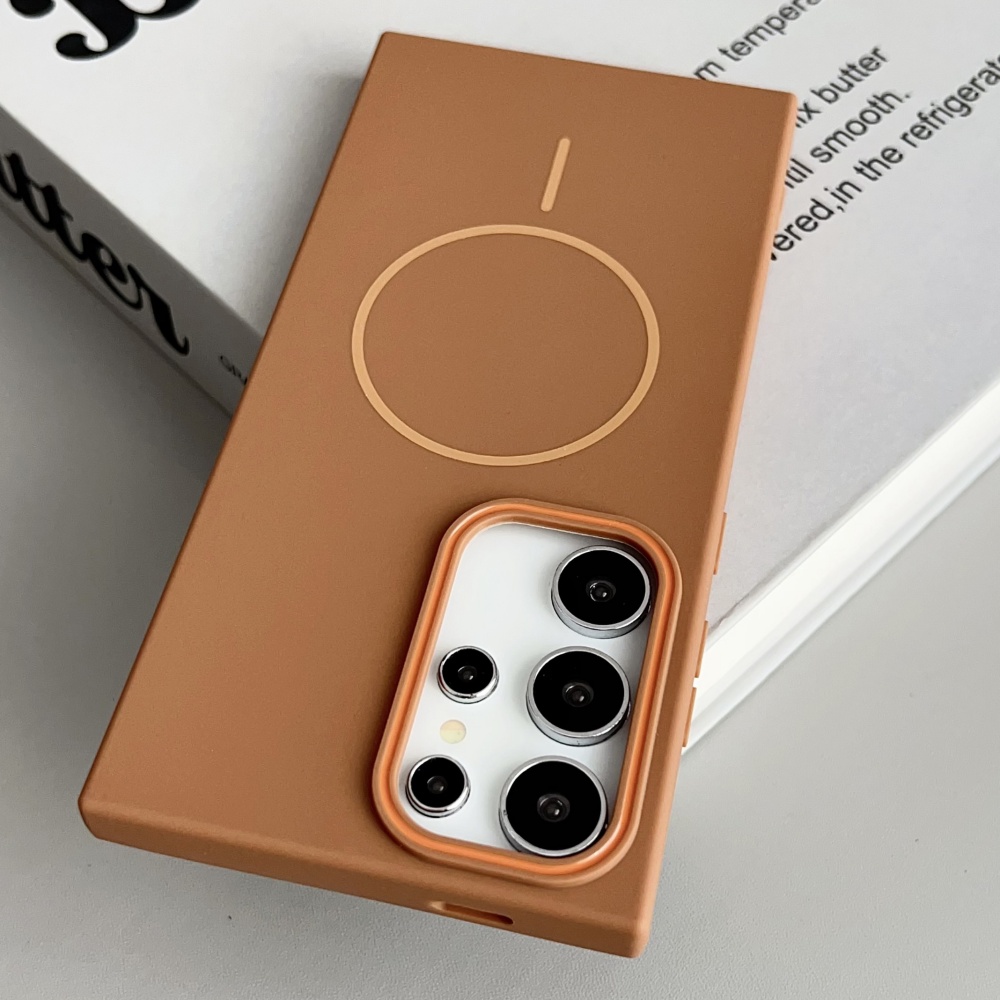 HODON Luxury Matte Magnetic For Magsafe Case for Samsung Galaxy S26 S25 S24 S23 Ultra Plus FE S22Ultra A16 A36 A34 A35 A25 A54 A15 Cases Soft Silicone Shockproof Protective Cover
