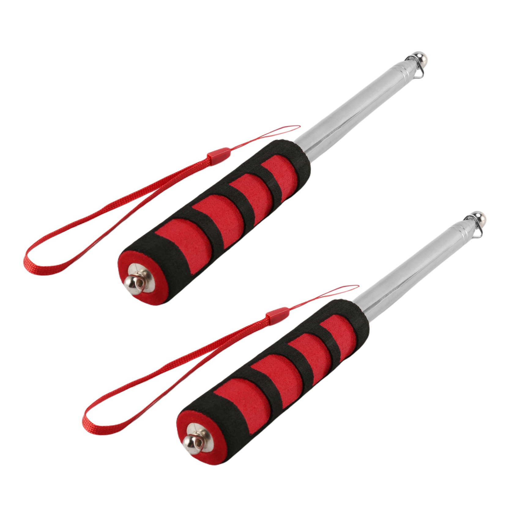 fasdaga 2X Extendable 2M Portable Telescopic Handheld Flag Pole Tool for Flags Windsock