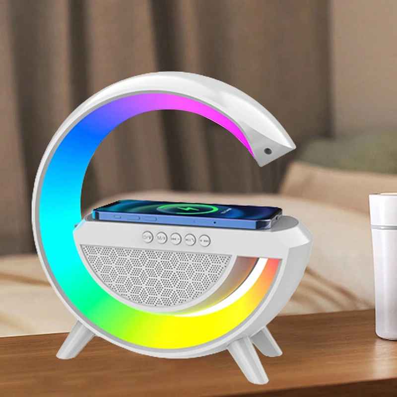 G shape wireless Bluetooth Speaker with RGB Music light