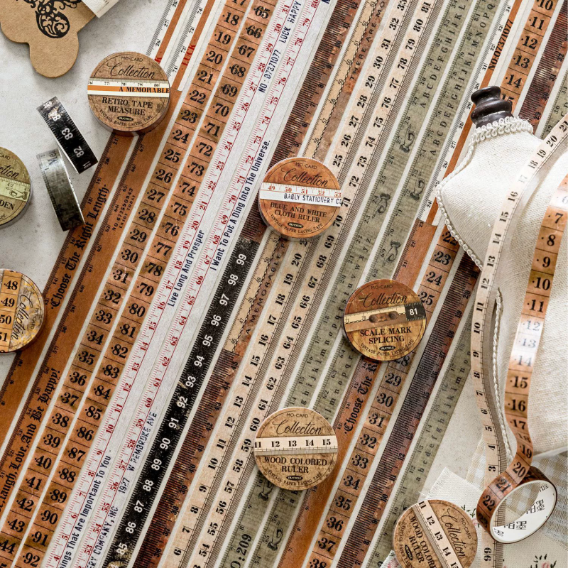 RHS Online Art Film Series Masking Tapes Decorative Sticky PET Tape for Journaling Diary DIY Crafts Scrapbooking