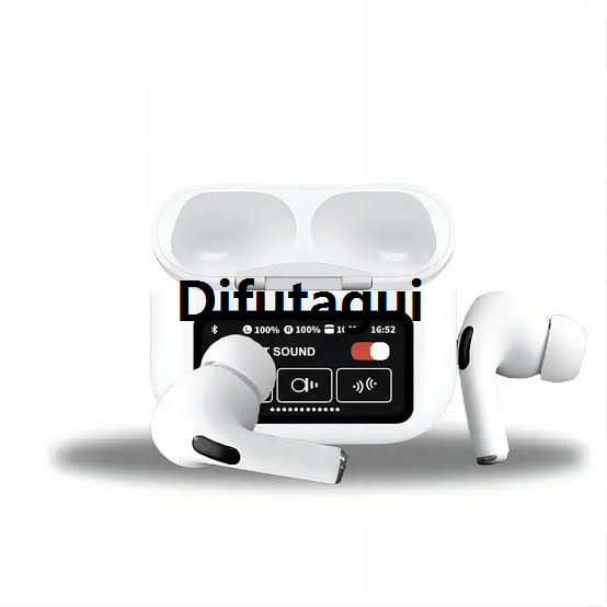 Difutagui New Airport original airport price best Airpods/Proairpods/Pro and for suitable, earbuds wireless sound quality bass battery dark Luxury enc/anca9airpods_prodauble noise reduction display touch control improves Bluetooth AndroidiOS/iairpodsPro/a