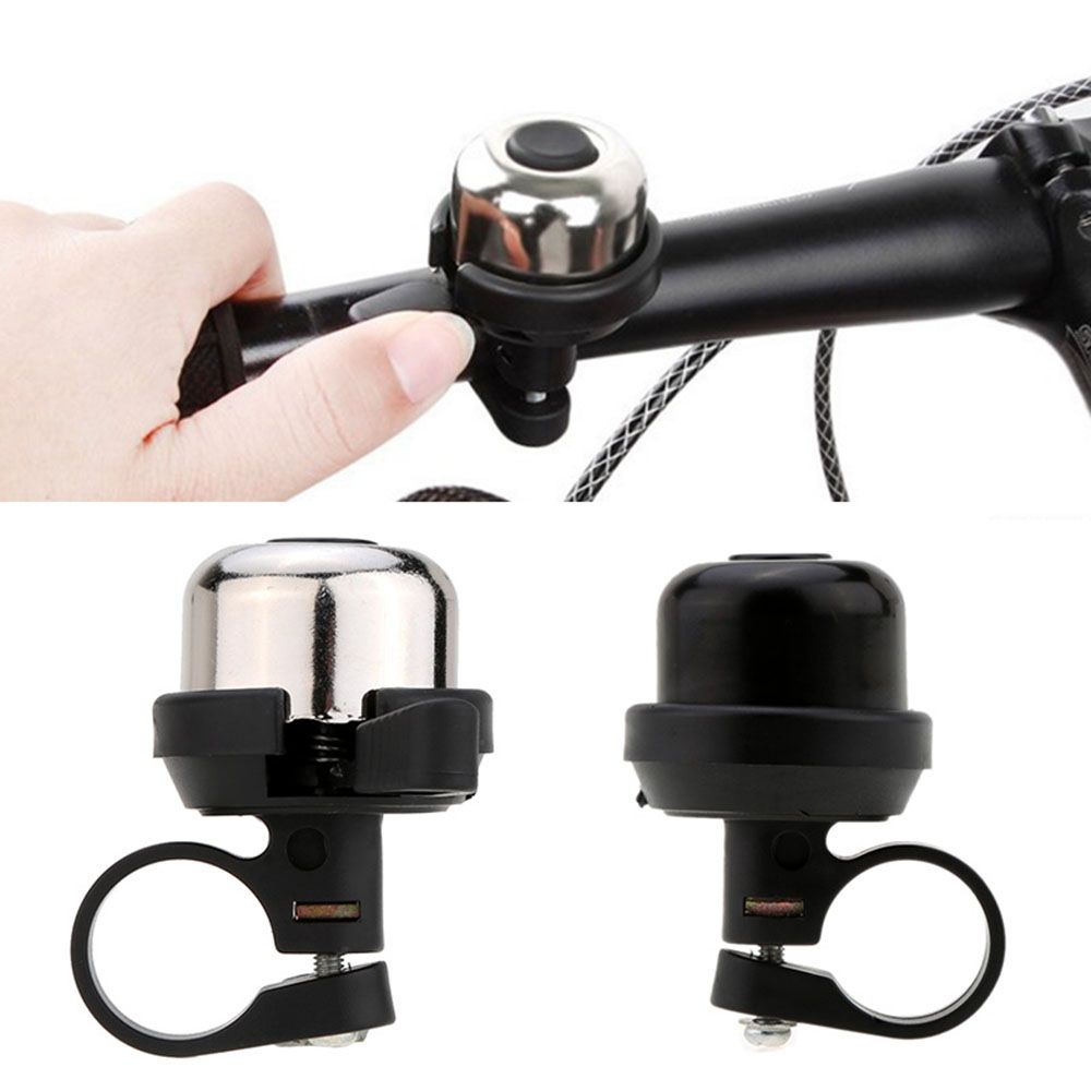 Classical Practical Black Bicycle Accessories Safety Cycling Alarm Ring Bicycle Bell Bike Sound Handlebar Ring Bike Horn