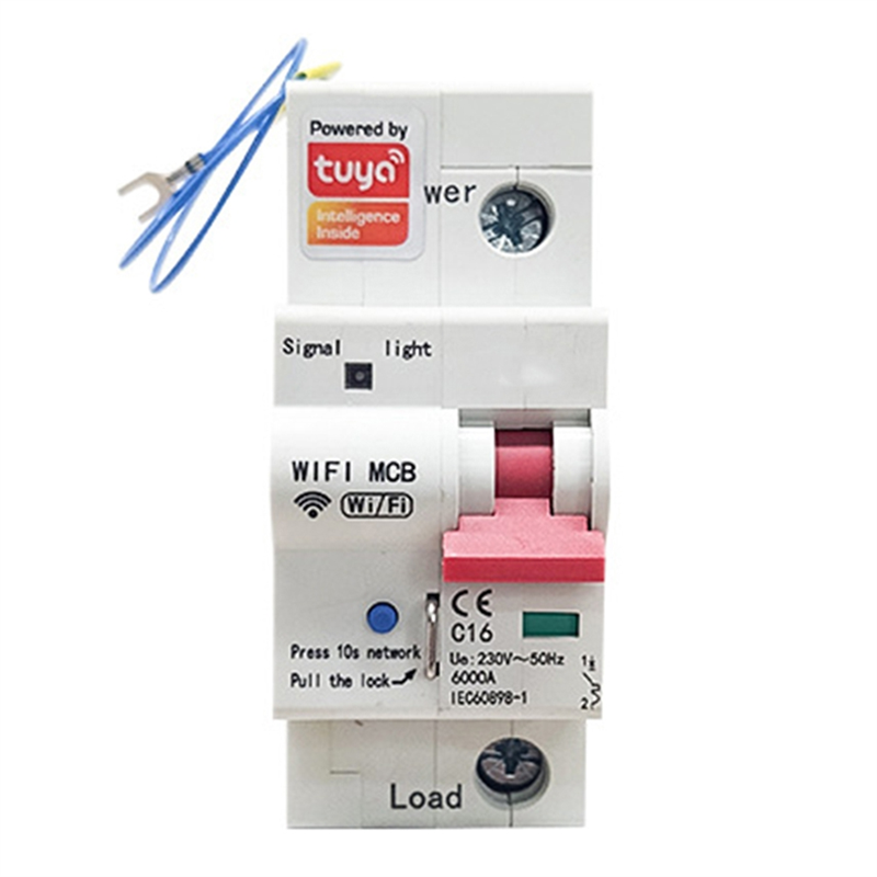 TUYA Smart WIFI Energy Meter 1P Circuit Breaker with Leakage Protection with Kwh Metering, Monitoring Timer Relay and Leakage Protection