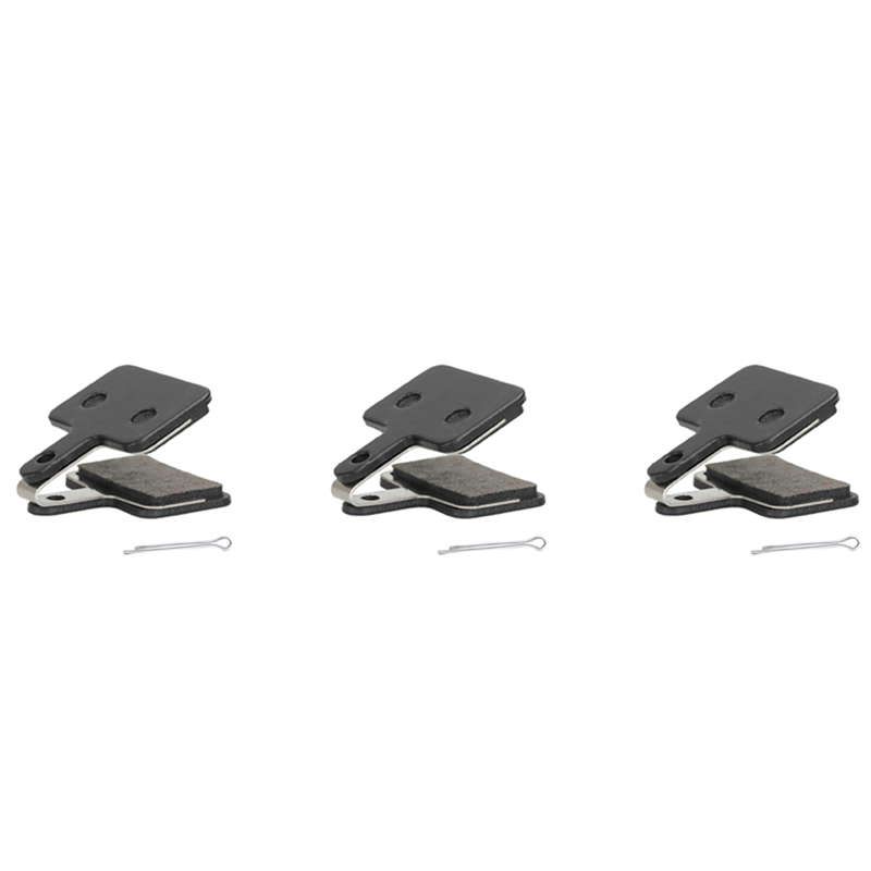 FORIDE 3 Pair 6 PCS Set Bicycle Resin Disc Brake Pads for M375 M445 M525