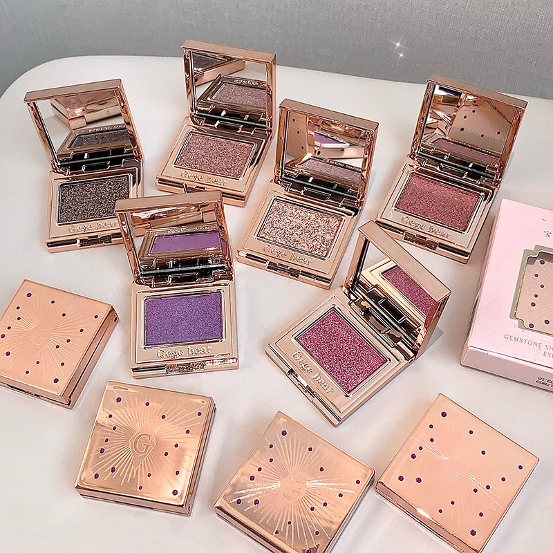 Gege Bear Waterproof Durable Matte Eye Shadow | Natural Monochrome Fine Shiny Earth Color Eyeshadow Palette | Long Lasting Shimmer & Matte Finish Eye Makeup | Professional Eyes Cosmetics for Women & Girls