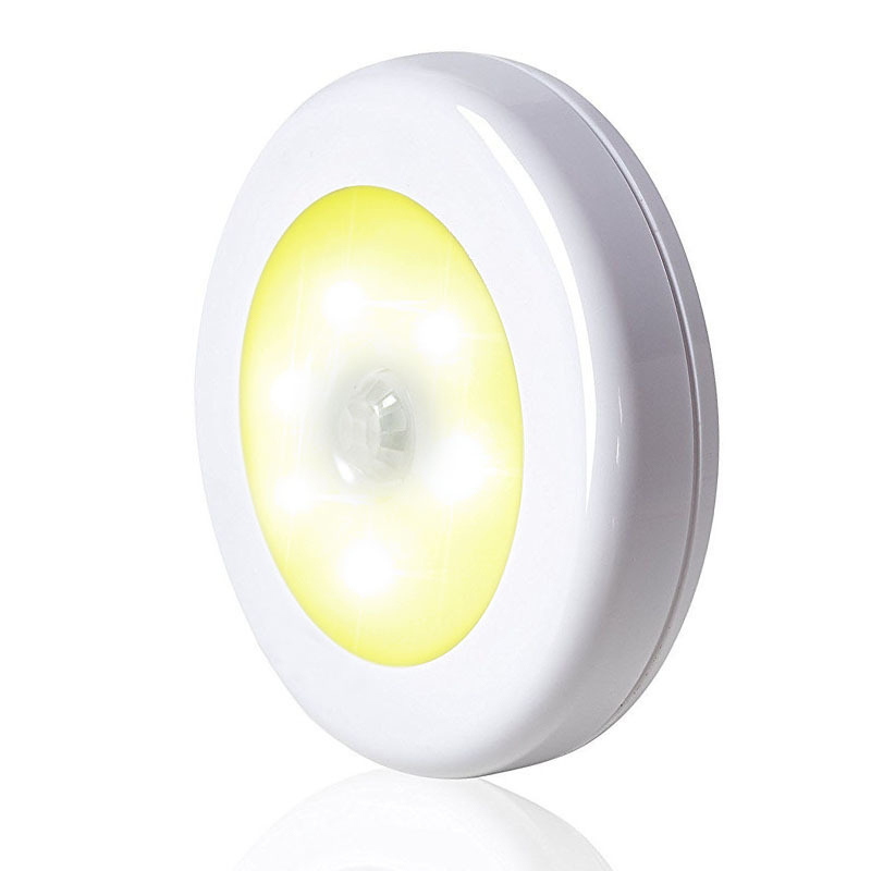 NEW 【Innovative design】Wireless PIR Motion Auto Sensor LED Night Lights Hallway Closet Stair Room Lamps