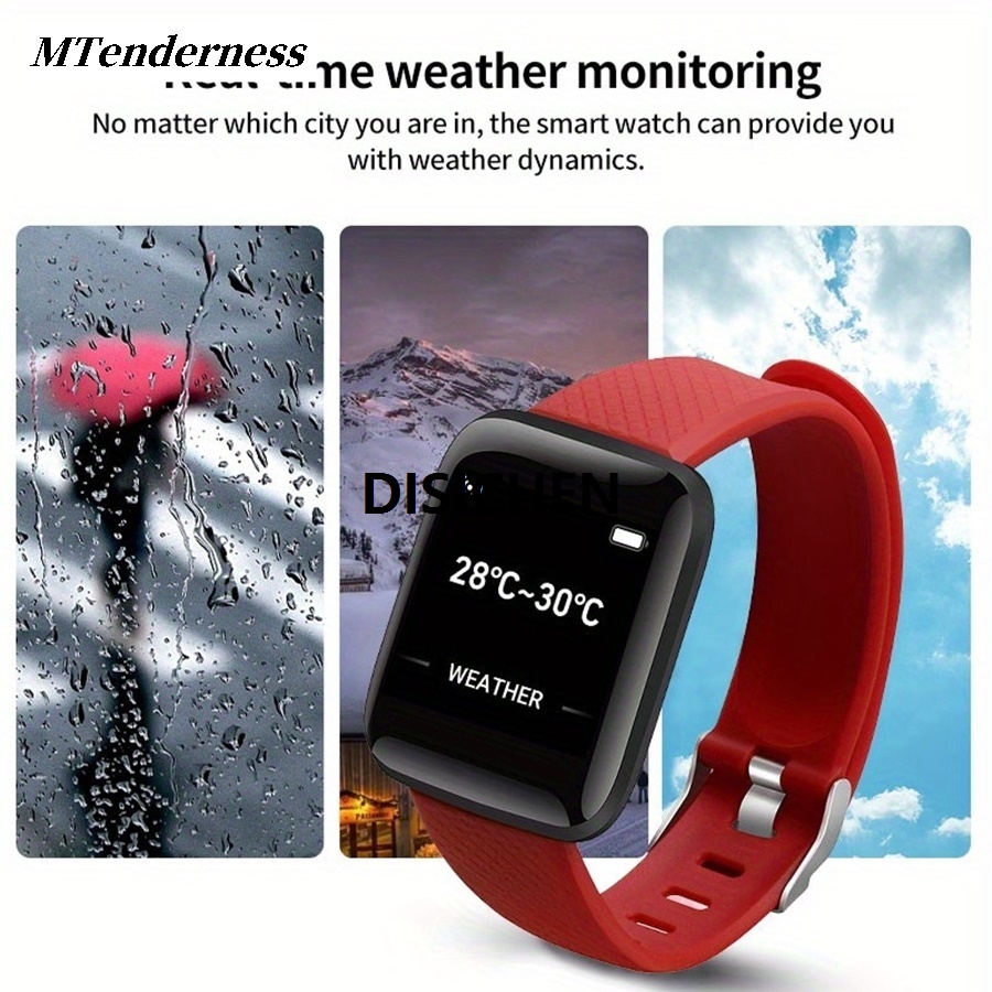 DISICHEN MTenderness Android for fitness heart rate, music, smart watches, weather players, message High Quality monitors, bracelets, men's gifts, women's smart watches, IOSD13116 Hot Selling