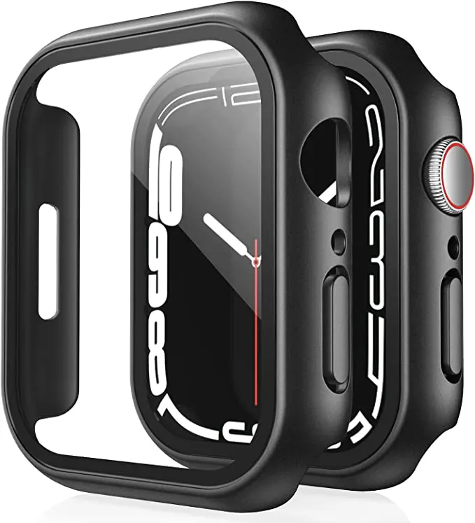 Apple Watch Series 7 41MM, Ultra-Thin Shockproof Hard PC Bumper Case All-Around Edge Protective Cover Frame