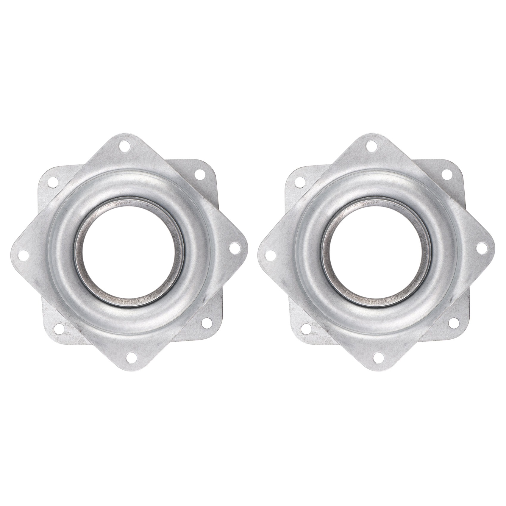 fasdaga 2X Lazy Ball Bearing Metal Swivel Plate - 95 x 95 x 9 mm