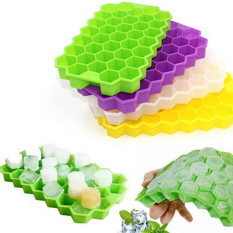 Honeycomb Shaped Flexible Ice Tray