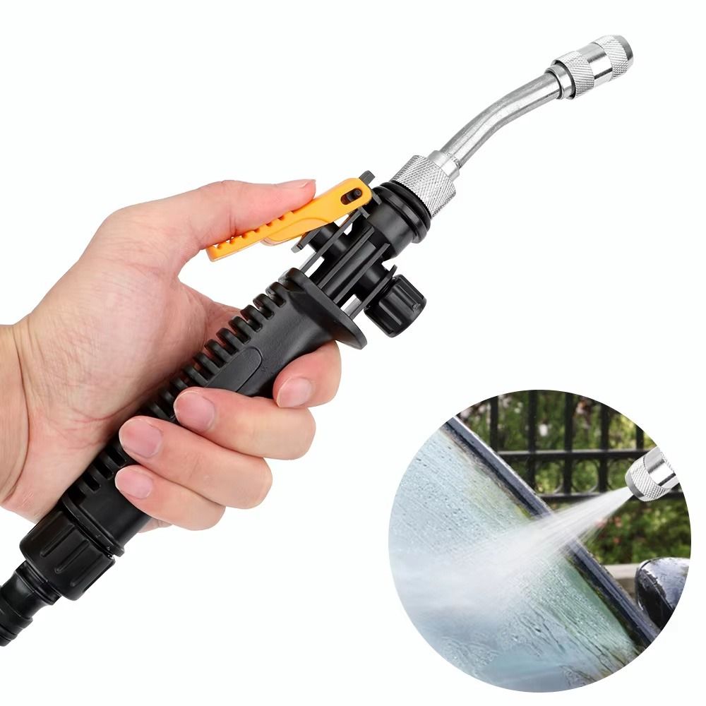 Portable Atomizing Tool Pressure Washer Leak-proof Spray Watering Spray Sprinkler High Pressure Power Water Tool Stainless Steel Spray Nozzle Adjustable Garden Shower For Car Washing and Garden Irrigation