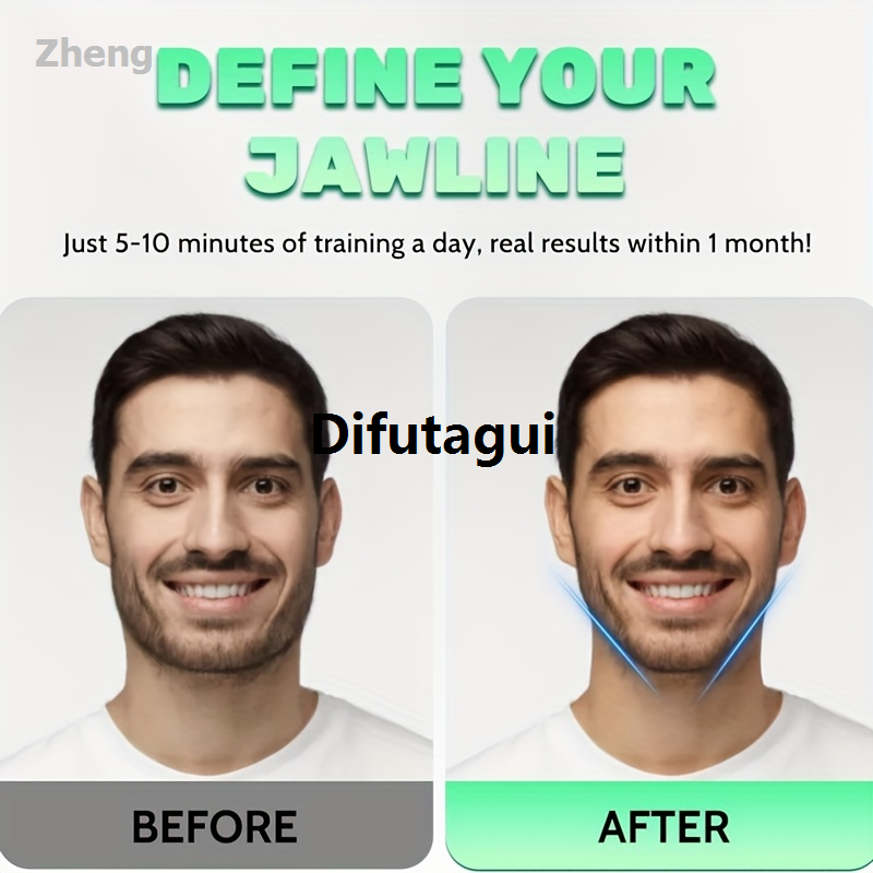Difutagui Zheng Makeup, Face Cheek Chin Sculpting Jaw Strengthening Exerciser－1 Affordable Hot Selling Piece Facial Bone Exercise, Masseter Muscle Training