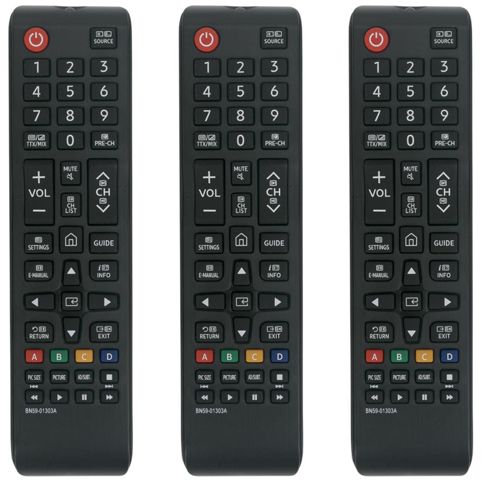 fasdaga 3X BN59-01303A Replaced Remote Control UHD TV UE43NU7170 UE40NU7199 UE50NU7095