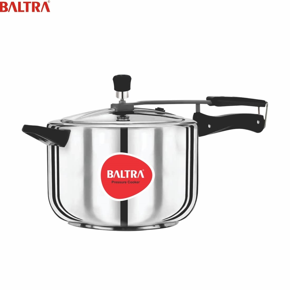 BALTRA Fortune Stainless Steel Induction Compatible Pressure Cooker 5 LTR, Silver
