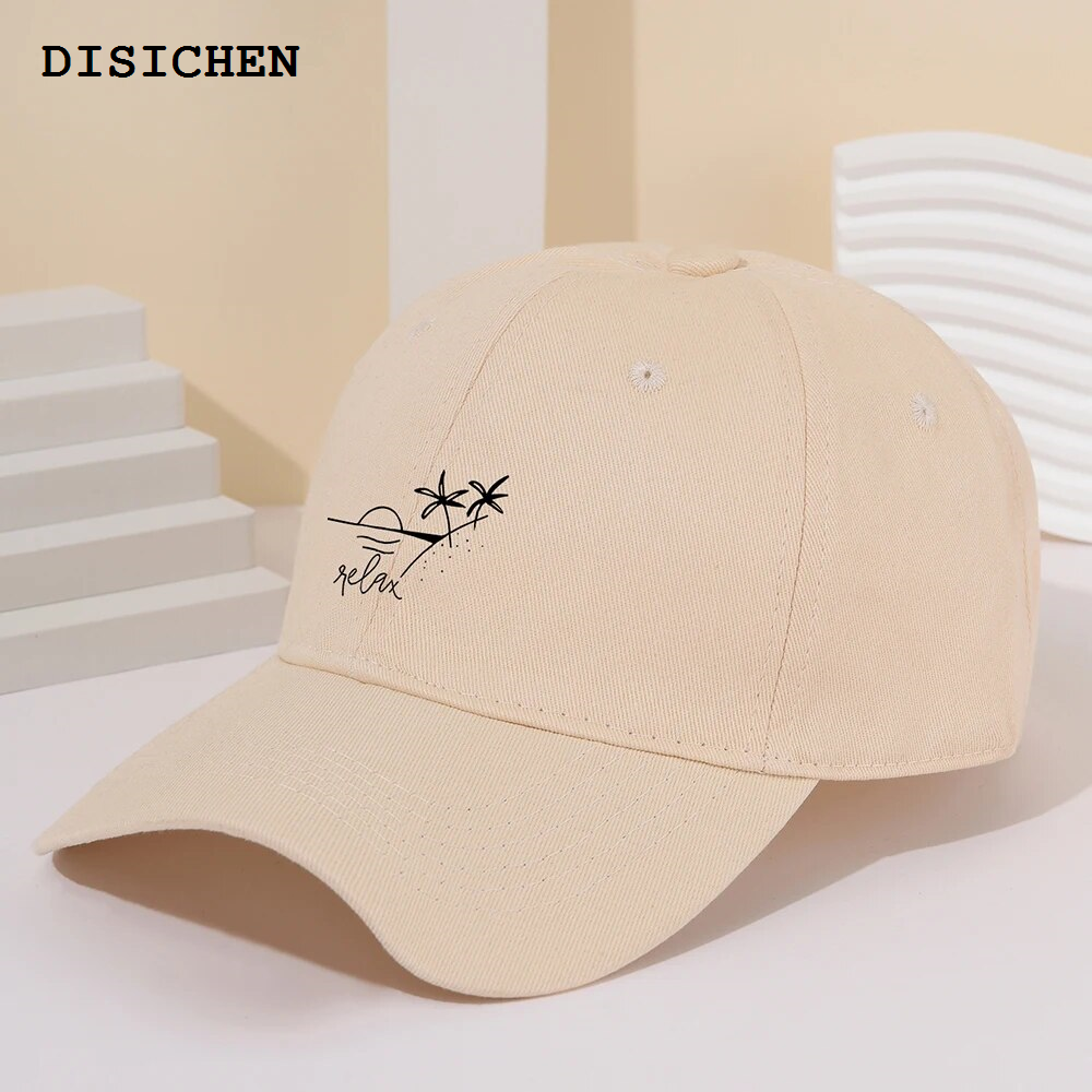 DISICHEN Luxury Casual Uni Men Baseball Cap Snapback Sports Outdoor Ponytail Cap Orange Women Men Hip Hop Hats Streetwear