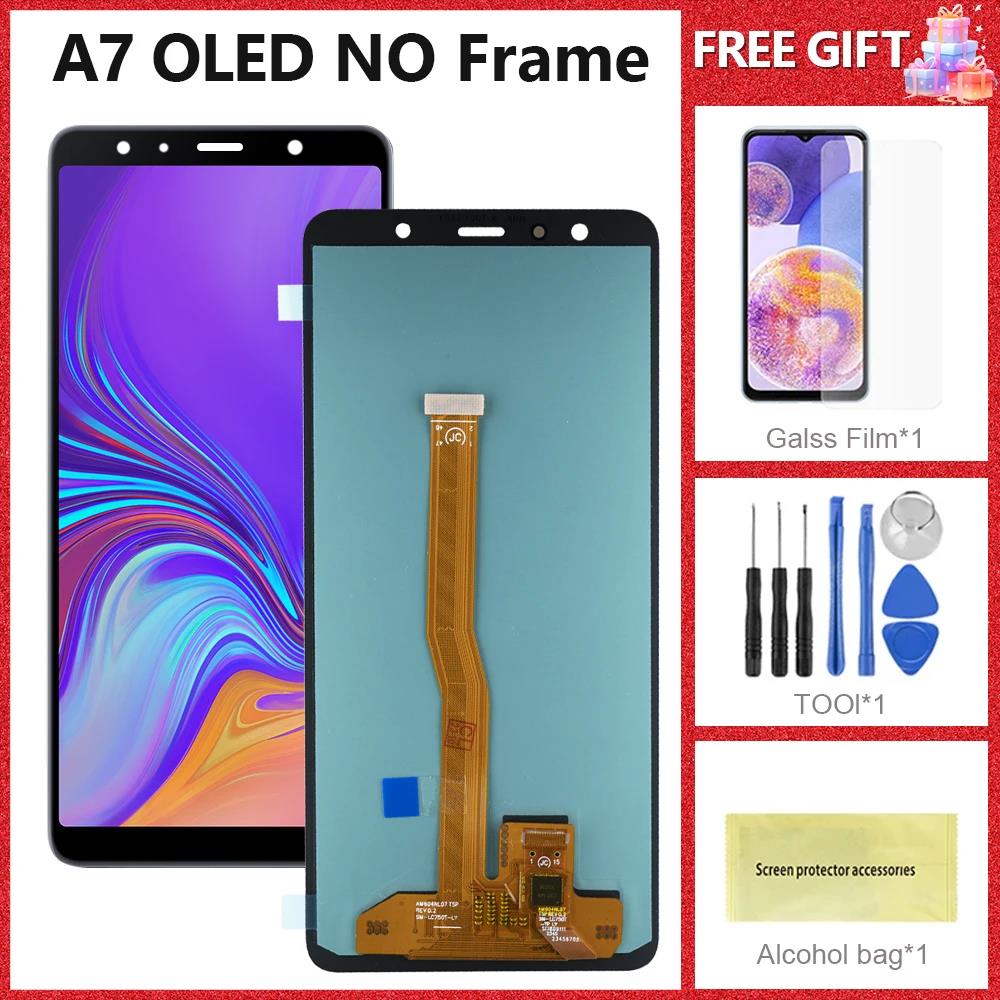 Clearance sale Super AMOLED For Samsung Galaxy A750 LCD Display A750F A750FN A750G A750C A750GN Touch Screen Digitizer Replacement Parts