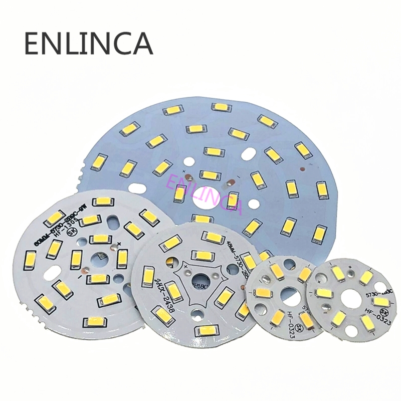 3W 5W 7W 9W 12W 15W 18W 20W 24W 3 pcs SMD5730 Brightness SMD Light Board Led Lamp Panel For Ceiling With LED