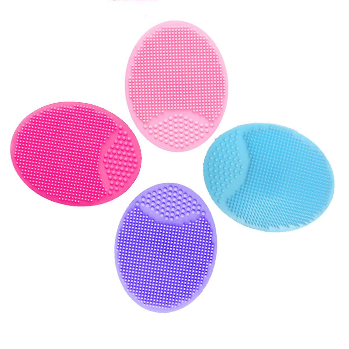 1 Piece Baby Bath Brush Baby Cradle Cap Brush, Silicone Massage Brush, Silicone Scrubbers Exfoliator Brush (Random Color)